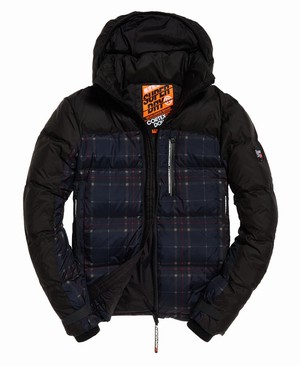 Superdry Cortex Down Férfi Kabát Fekete | MTORG8641